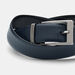 Byram Reversible Embossed Leather Belt, Black/Navy, hi-res